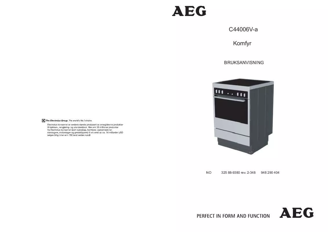 Mode d'emploi AEG-ELECTROLUX C44006VA