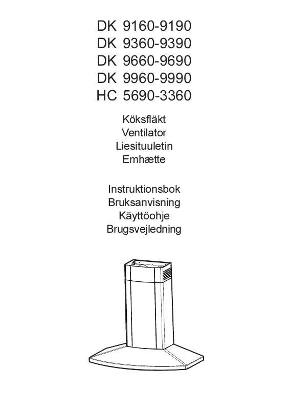 Mode d'emploi AEG-ELECTROLUX DK9960-M
