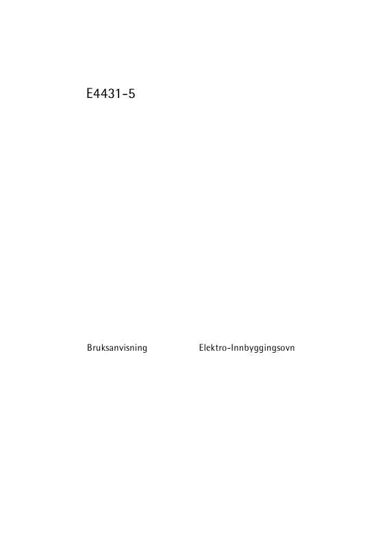 Mode d'emploi AEG-ELECTROLUX E4431-5-B