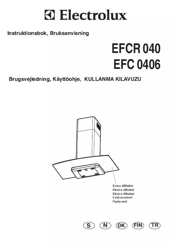 Mode d'emploi AEG-ELECTROLUX EFC0406X