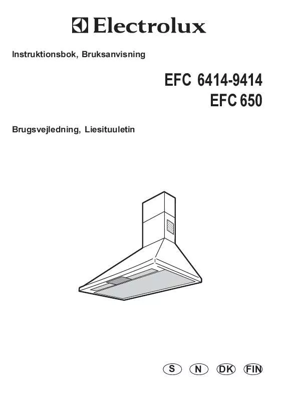 Mode d'emploi AEG-ELECTROLUX EFC650