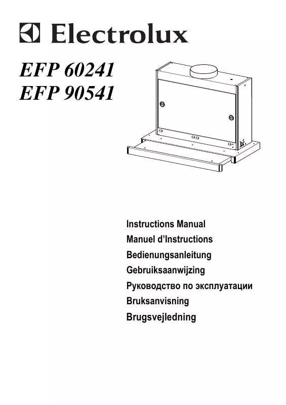 Mode d'emploi AEG-ELECTROLUX EFP60241X