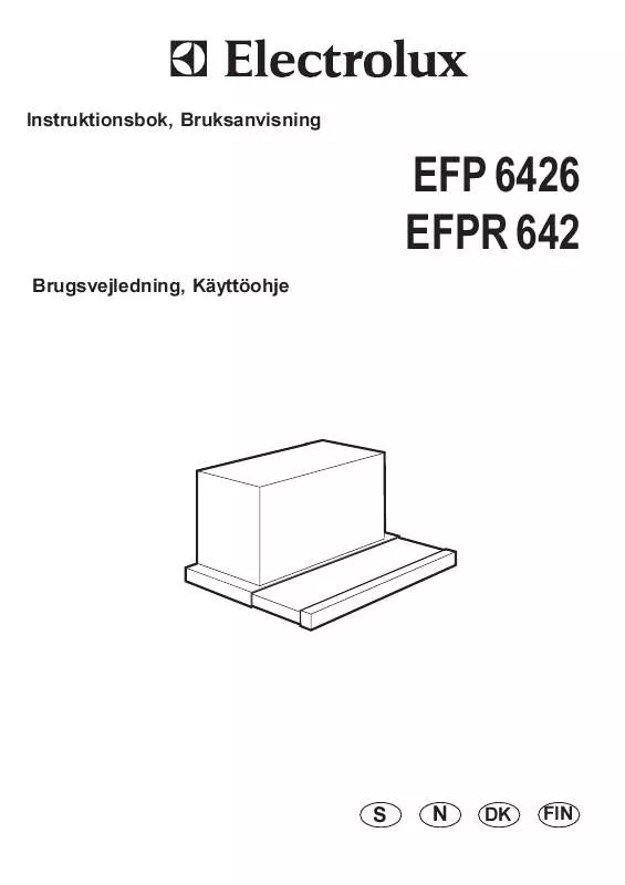 Mode d'emploi AEG-ELECTROLUX EFP6426
