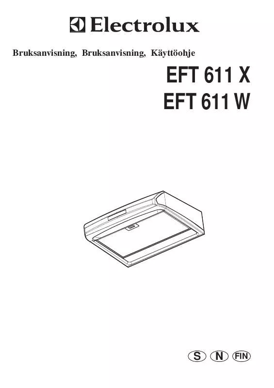 Mode d'emploi AEG-ELECTROLUX EFT611W