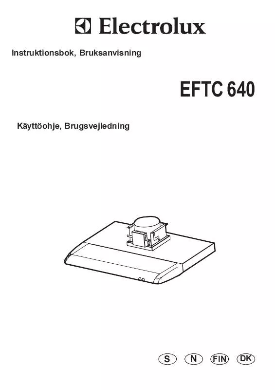 Mode d'emploi AEG-ELECTROLUX EFTC640