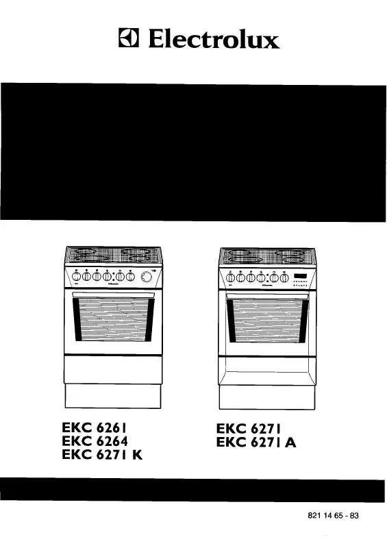 Mode d'emploi AEG-ELECTROLUX EKC6264