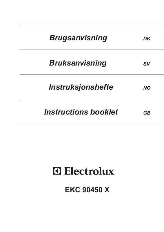 Mode d'emploi AEG-ELECTROLUX EKC90450X