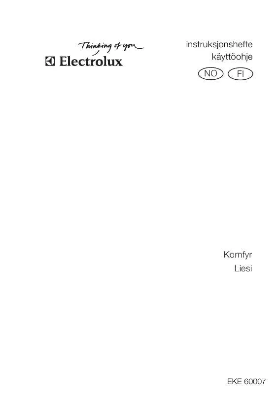 Mode d'emploi AEG-ELECTROLUX EKE60007W