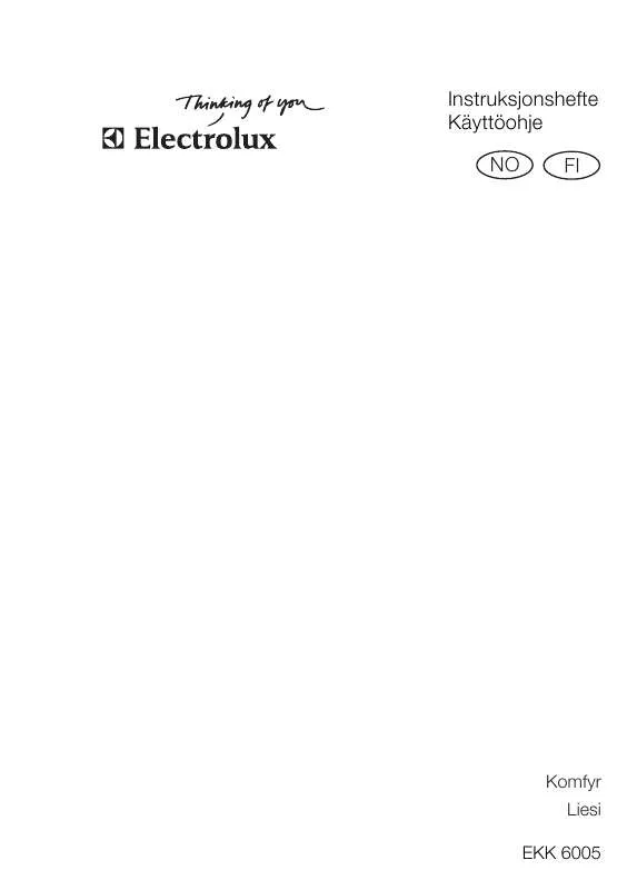 Mode d'emploi AEG-ELECTROLUX EKK6005