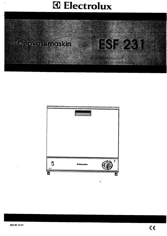 Mode d'emploi AEG-ELECTROLUX ESF231