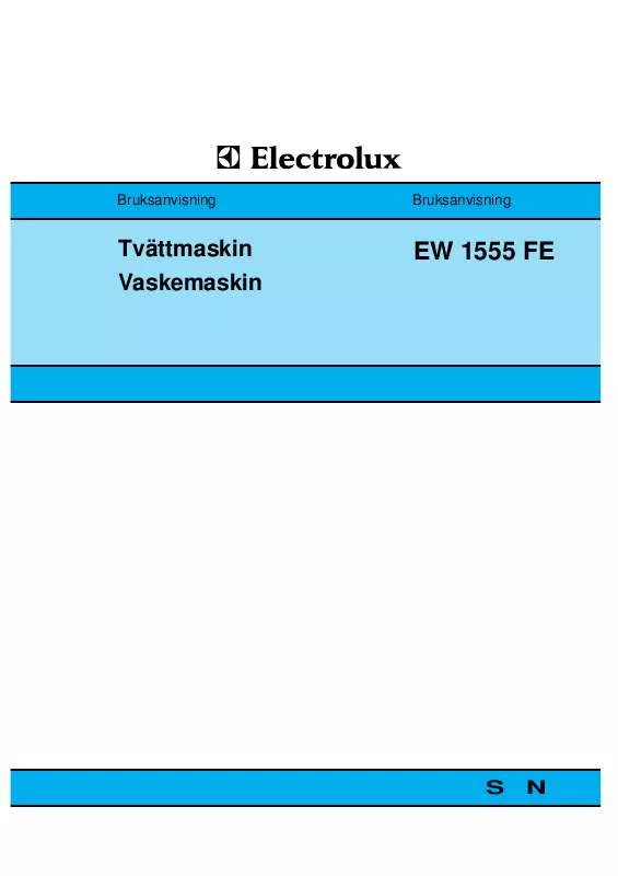Mode d'emploi AEG-ELECTROLUX EW1555FE