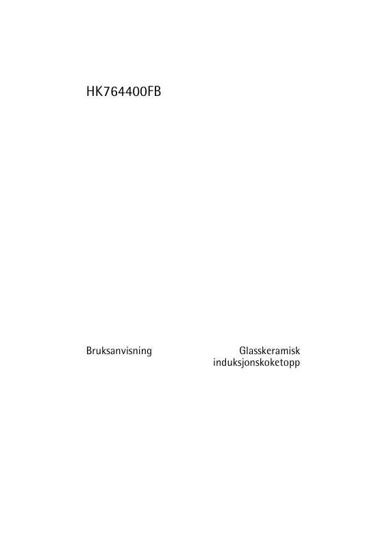 Mode d'emploi AEG-ELECTROLUX HK764400FB