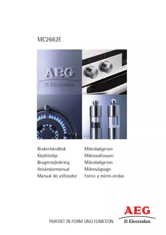 Mode d'emploi AEG-ELECTROLUX MC2662E-M