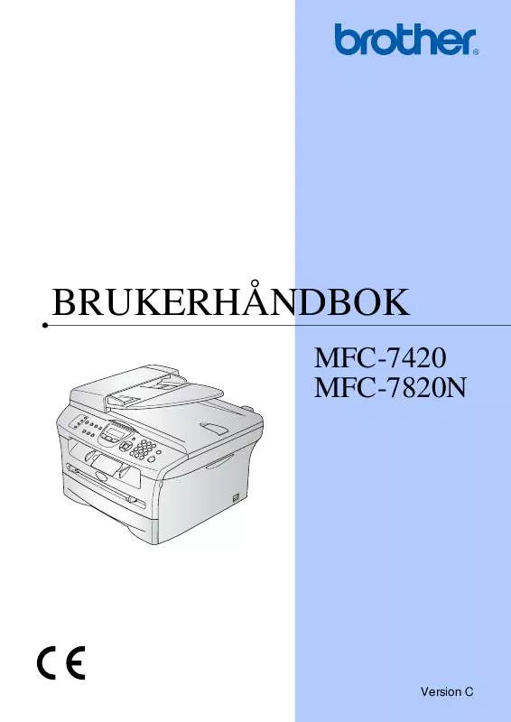 Mode d'emploi BROTHER MFC-7420