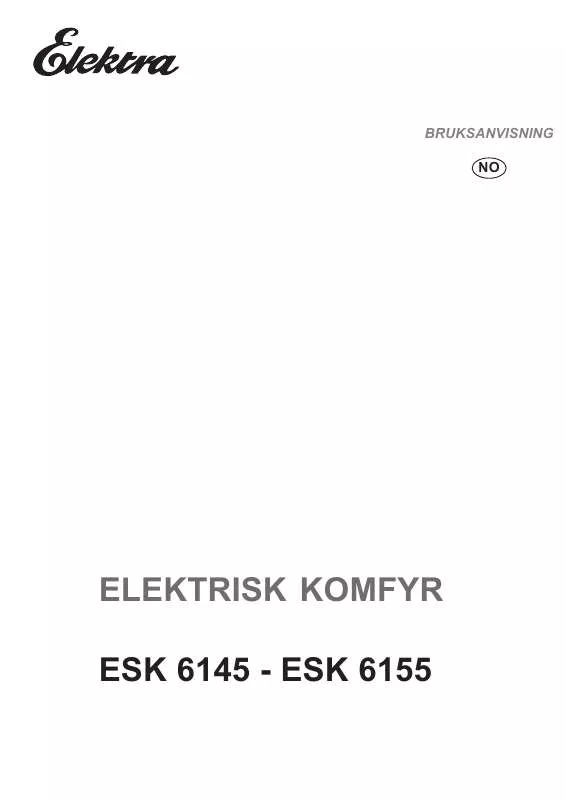 Mode d'emploi ELEKTRA ESK6145