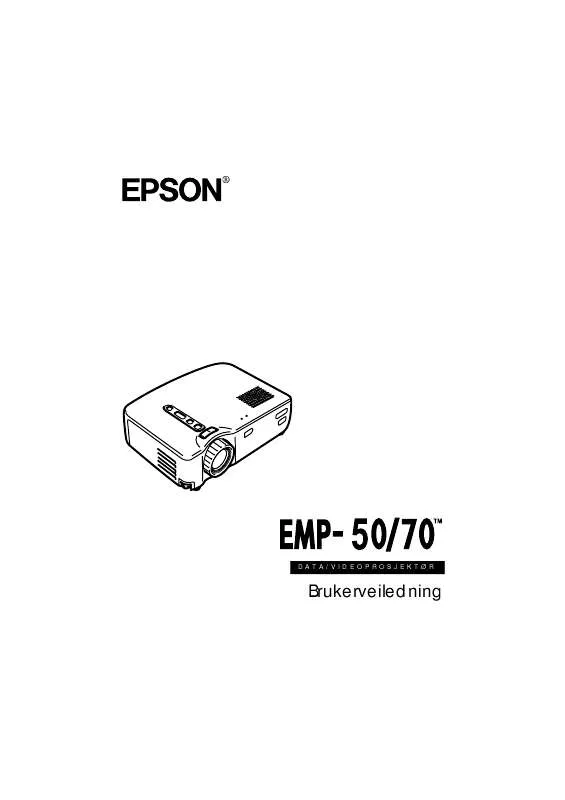 Mode d'emploi EPSON EMP-50