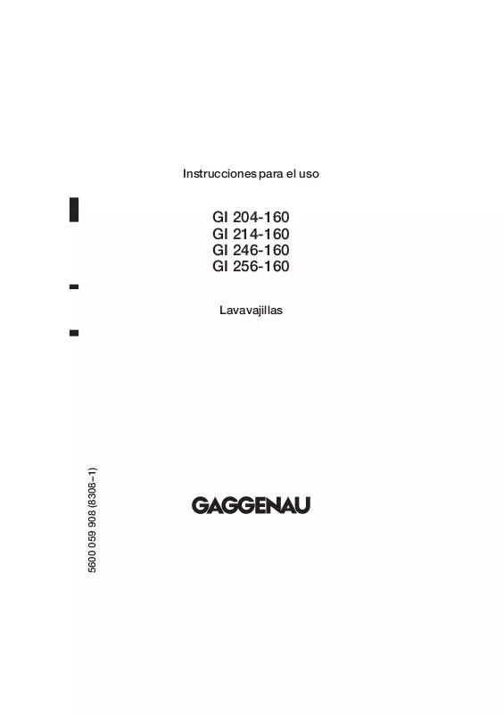 Mode d'emploi GAGGENAU GI256160