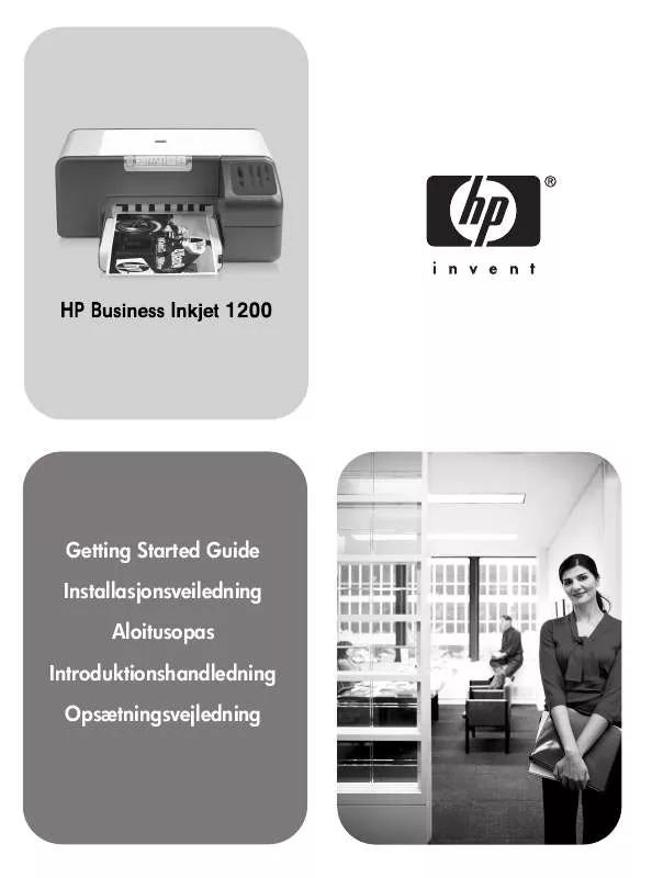 Mode d'emploi HP BUSINESS INKJET 1200