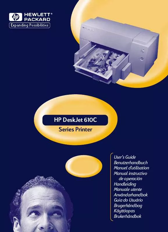 Mode d'emploi HP DESKJET 610C