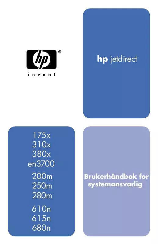Mode d'emploi HP JETDIRECT 200M PRINT SERVER