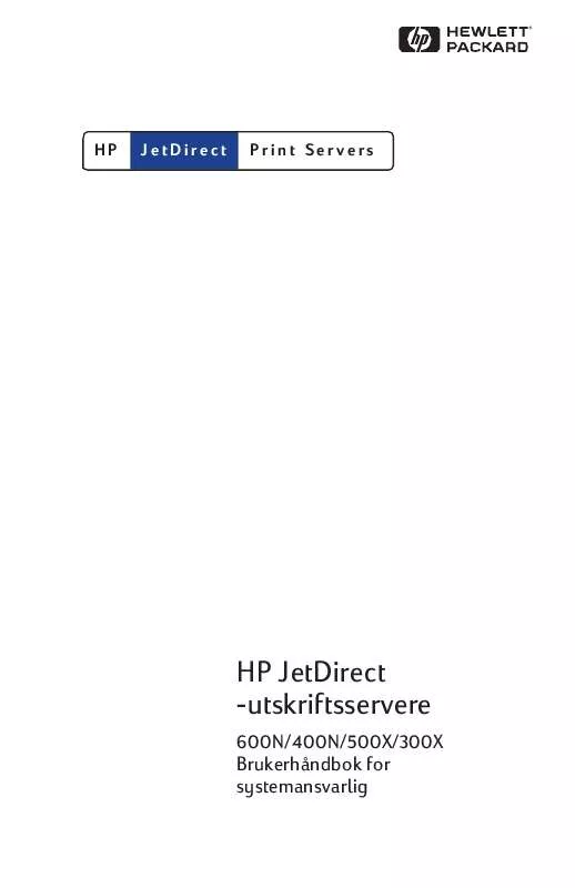 Mode d'emploi HP JETDIRECT 500X PRINT SERVER