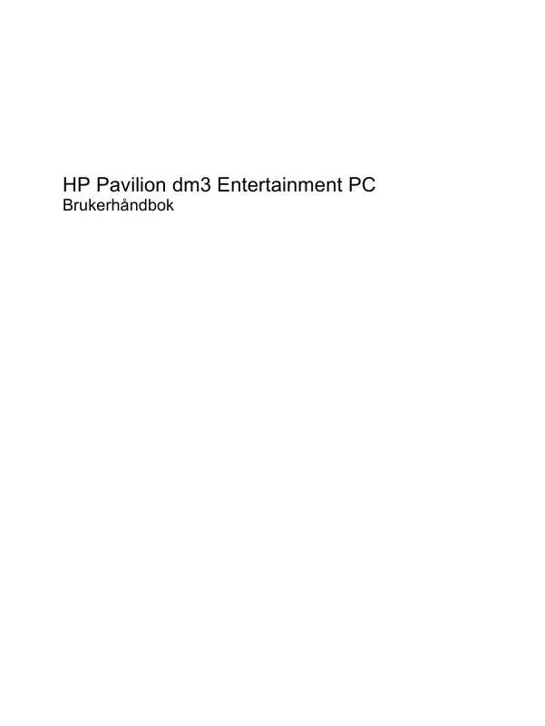 Mode d'emploi HP PAVILION DM3-1020EA