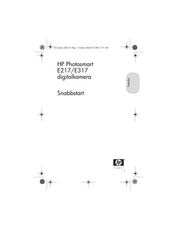 Mode d'emploi HP PHOTOSMART E217