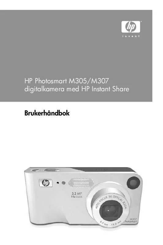 Mode d'emploi HP PHOTOSMART M305
