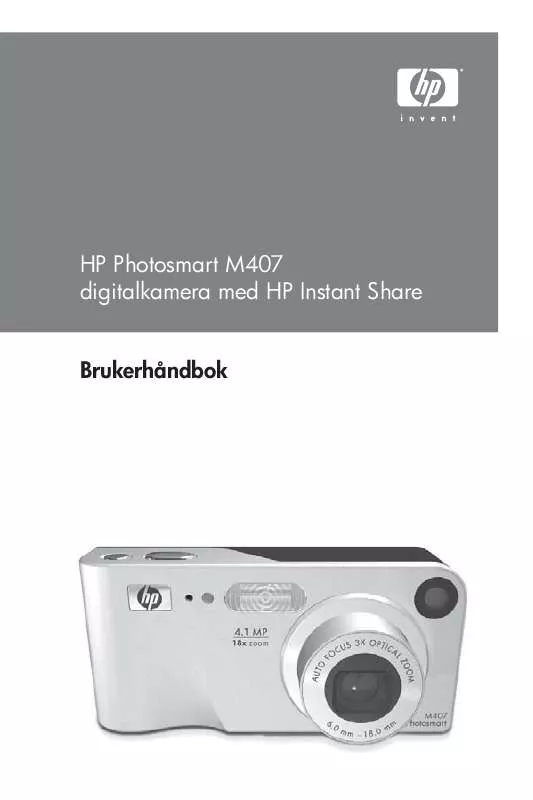Mode d'emploi HP PHOTOSMART M407XI