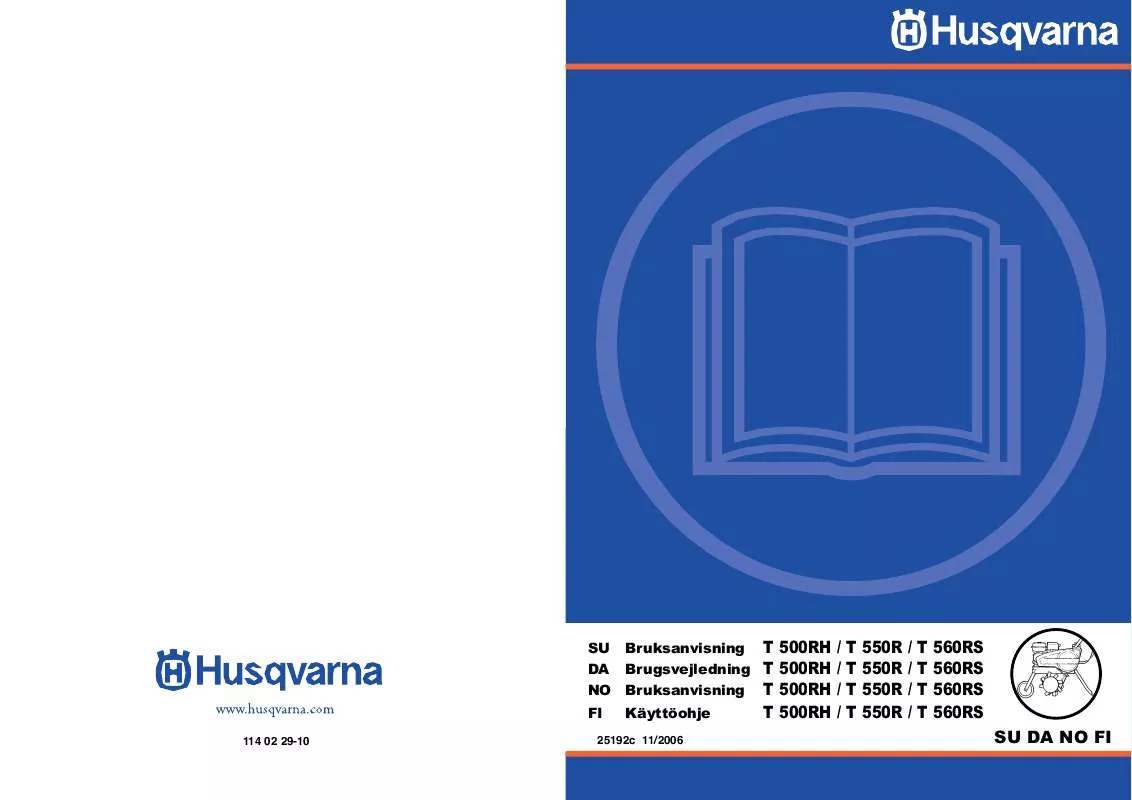 Mode d'emploi HUSQVARNA T560 RS
