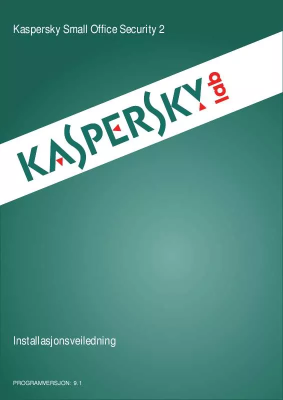Mode d'emploi KASPERSKY LAB SMALL OFFICE SECURITY 2