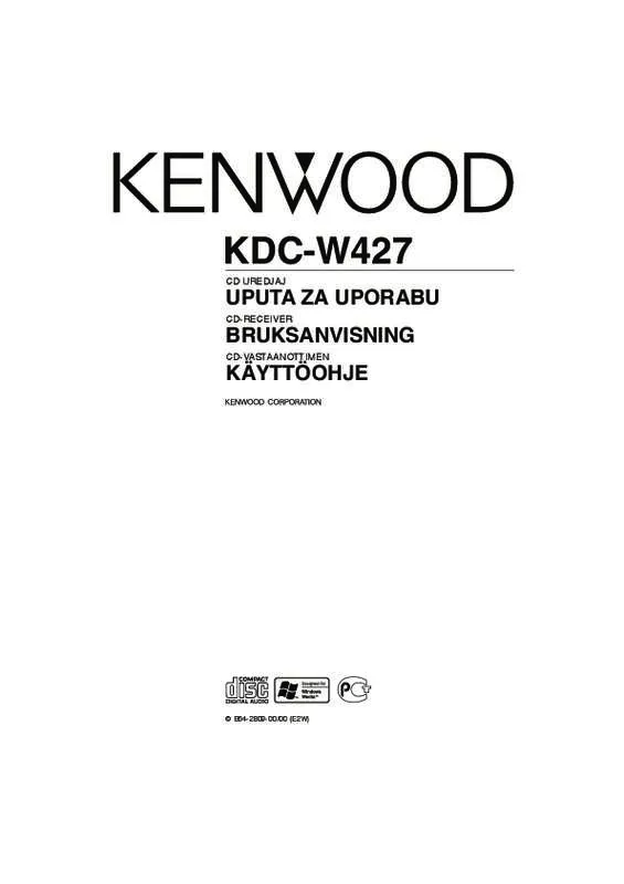 Mode d'emploi KENWOOD KDC-W427