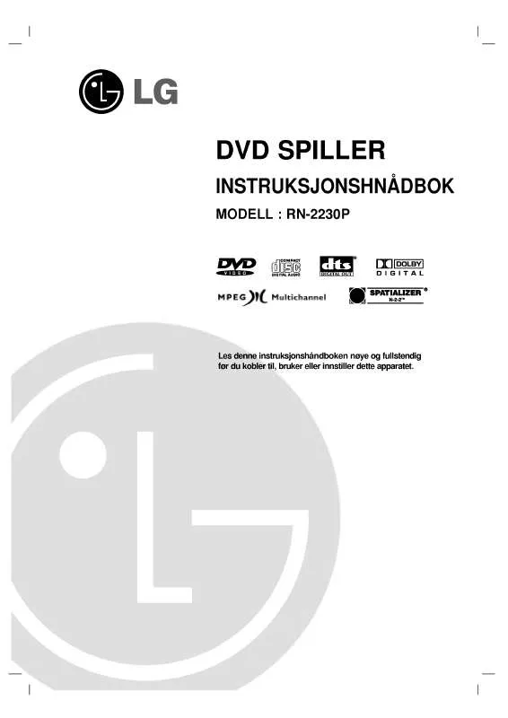 Mode d'emploi LG DVD-2230P