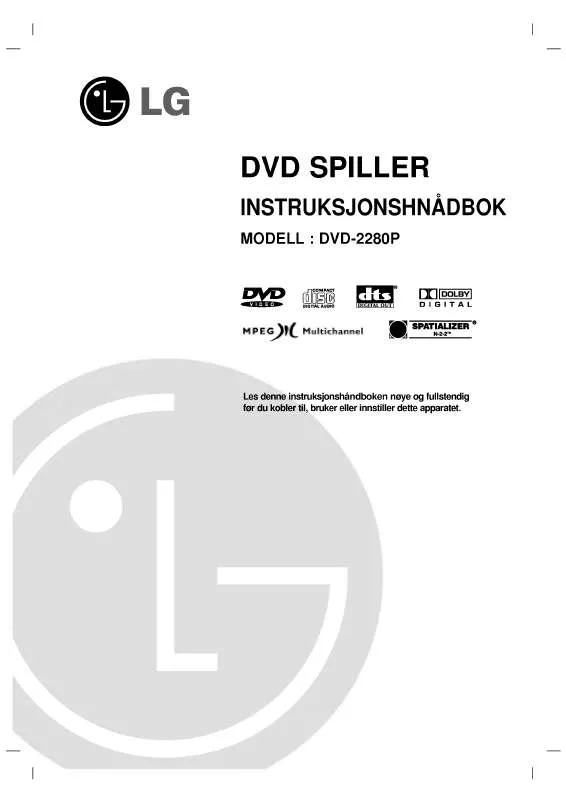 Mode d'emploi LG DVD-2280P