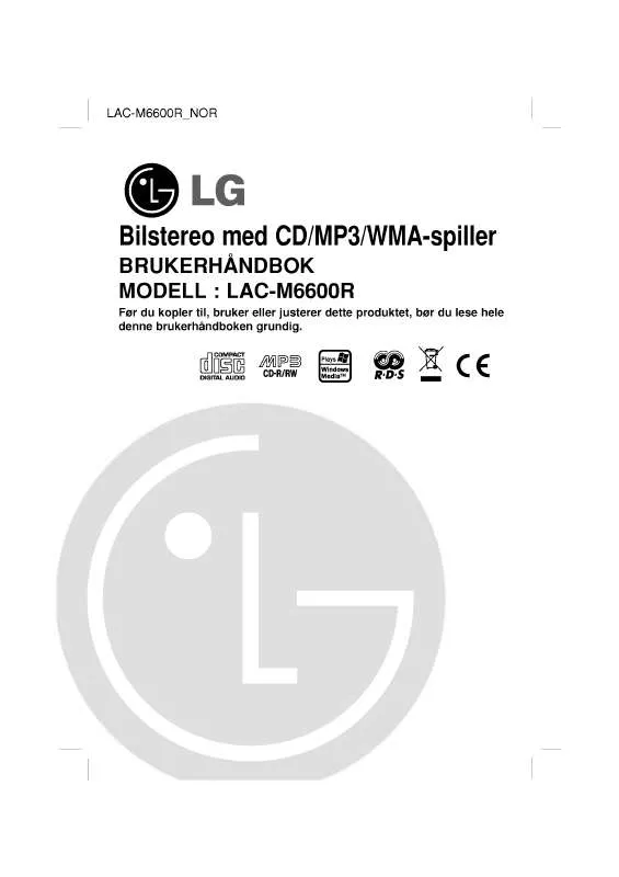 Mode d'emploi LG LAC-M6600R