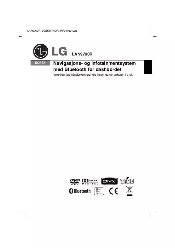 Mode d'emploi LG LAN9700R