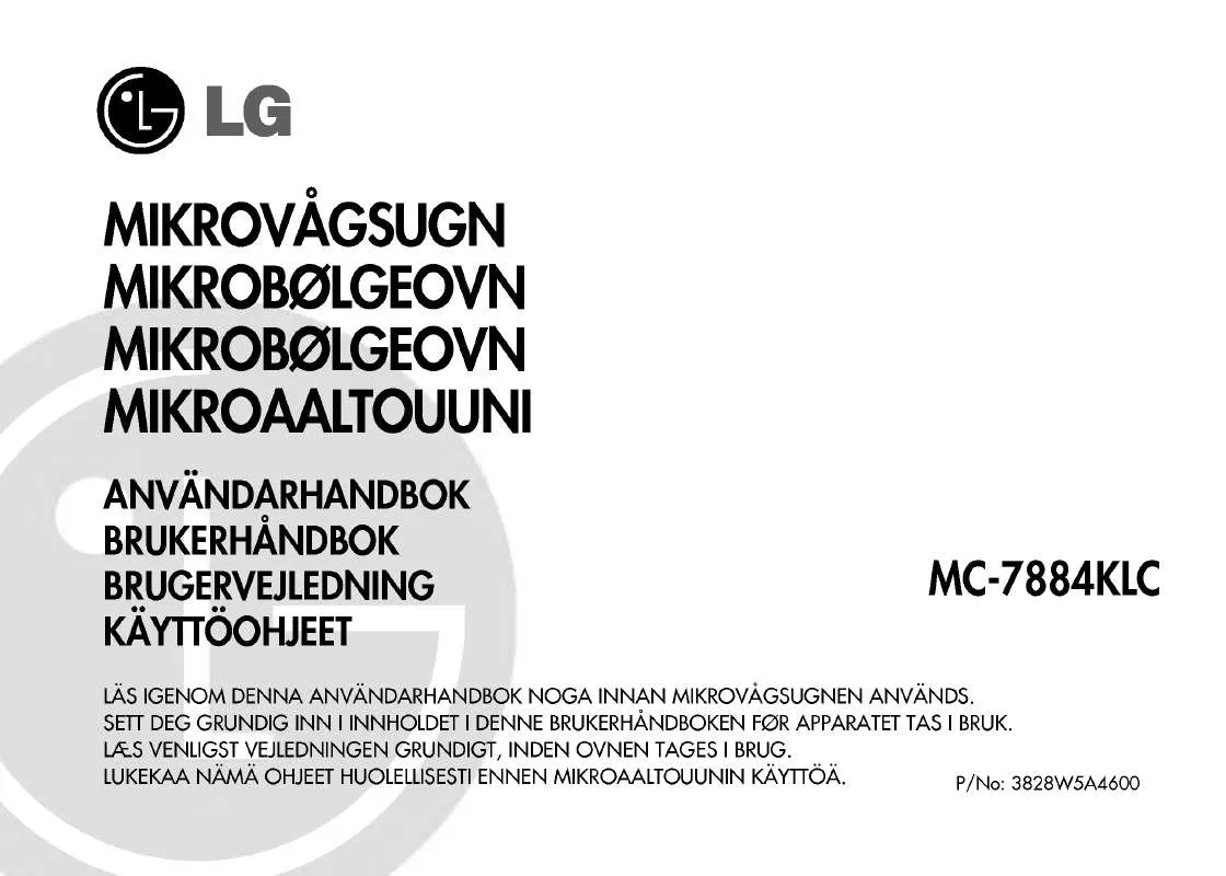 Mode d'emploi LG MC-7884KLC