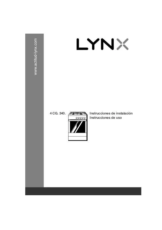 Mode d'emploi LYNX 4CGX340N
