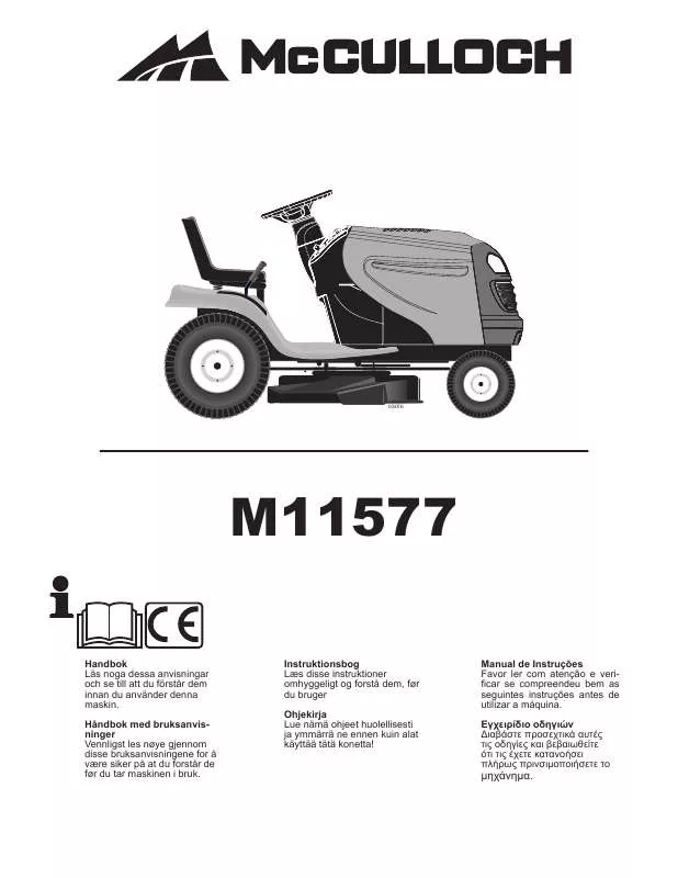 Mode d'emploi MCCULLOCH M11577