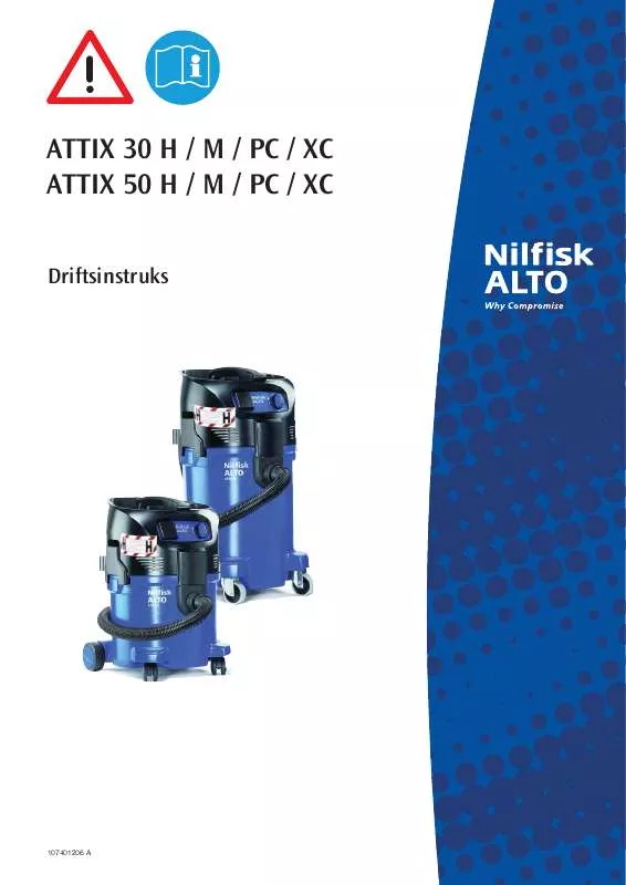Mode d'emploi NILFISK ATTIX 50 M