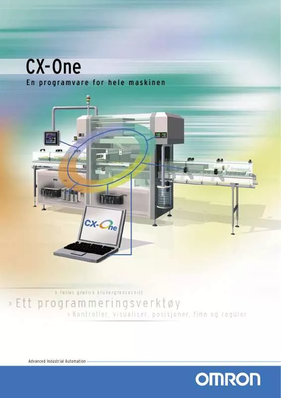 Mode d'emploi OMRON CX-ONE
