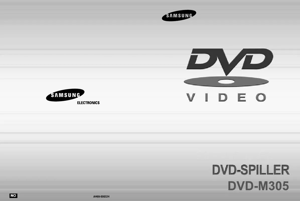Mode d'emploi SAMSUNG DVD-M305/XEE