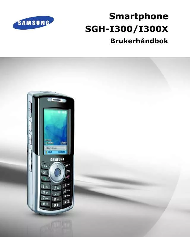 Mode d'emploi SAMSUNG SGH-I300X