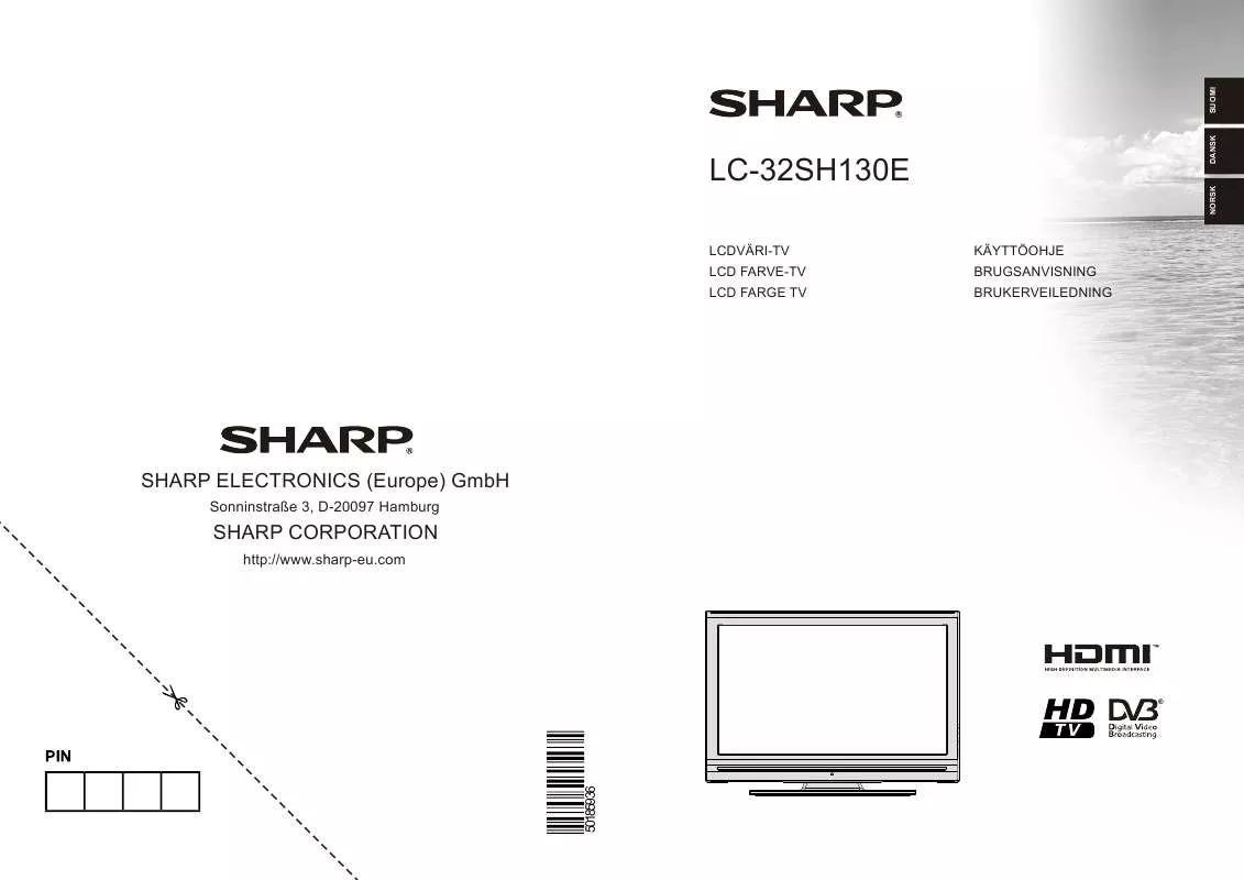 Mode d'emploi SHARP LC-32SH130E