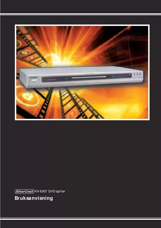 Mode d'emploi SILVERCREST KH 6507 DIVX DVD-PLAYER