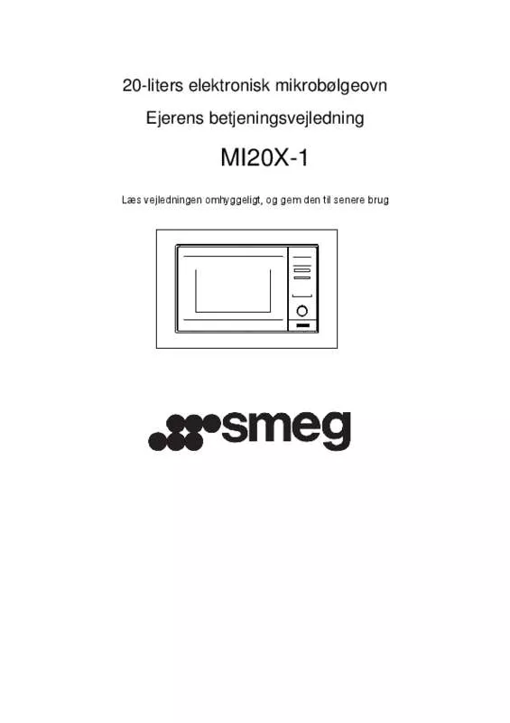 Mode d'emploi SMEG MI20X-1