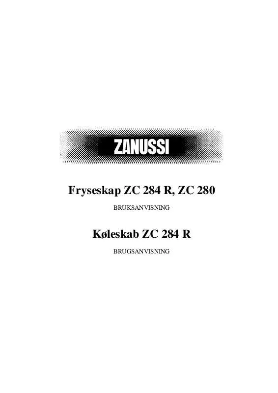 Mode d'emploi ZANUSSI ZC280