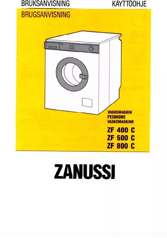 Mode d'emploi ZANUSSI ZF400C