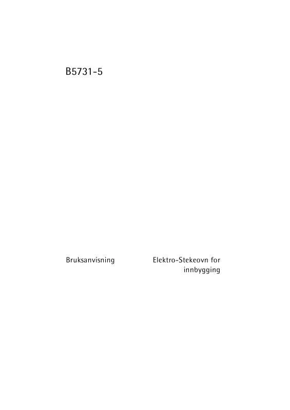 Mode d'emploi AEG-ELECTROLUX B5731-5-M EU R08