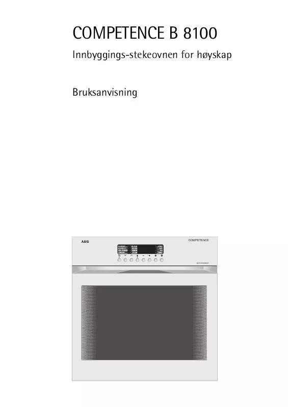 Mode d'emploi AEG-ELECTROLUX B8100-A